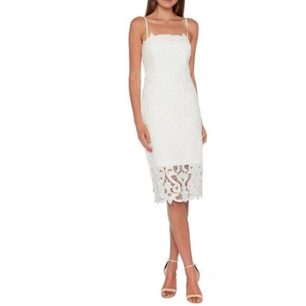 Bardot Lina Lace Sheath Dress Size 8 NWT